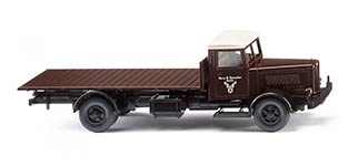 102-084602 - H0 - Flachpritschen-Lkw (Hanomag) Spedition Hamacher